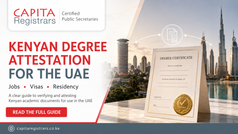 Kenyan Degree Attestation for UAE Jobs, Employment Visas and Residency
